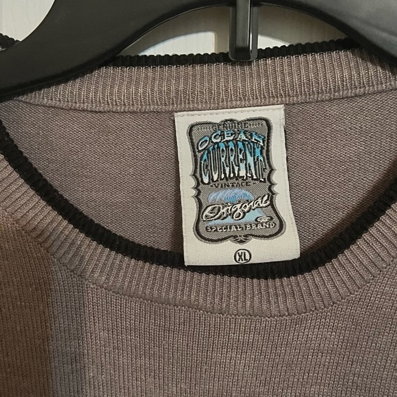 Gray Ocean Current long sleeve sweater size XL - Picture 3 of 3